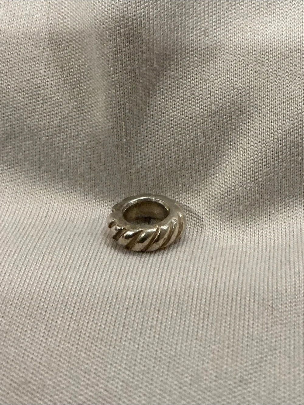 Pandora Silver Twisted Donut Charm